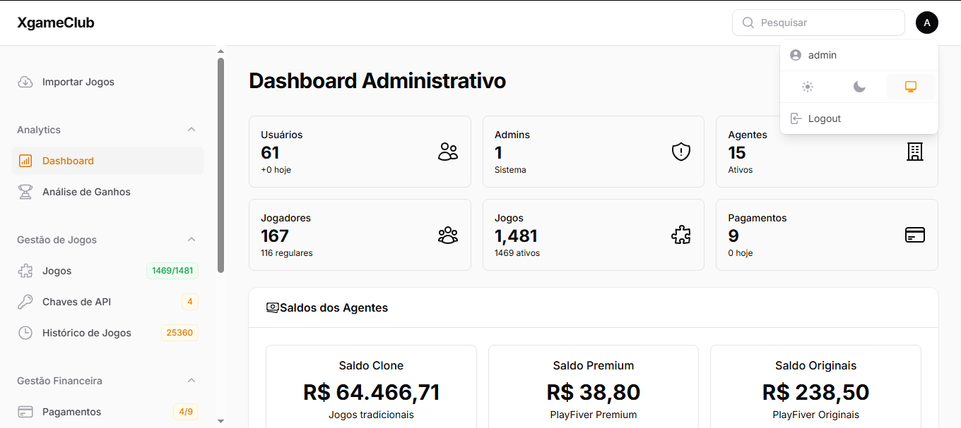 Script Agregador 1400 jogos de cassino da Api de 30 jogos da Pg e 40 Jogos da Pragmatic Api Play Fiver - Imagem 7